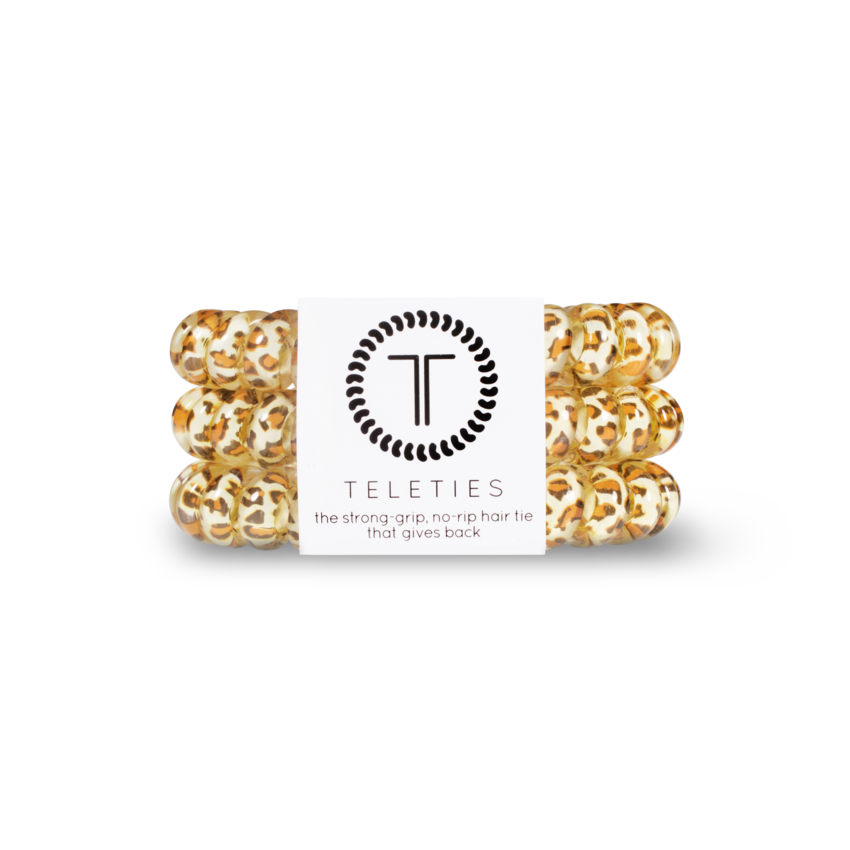 Large Leopard Hair Ties