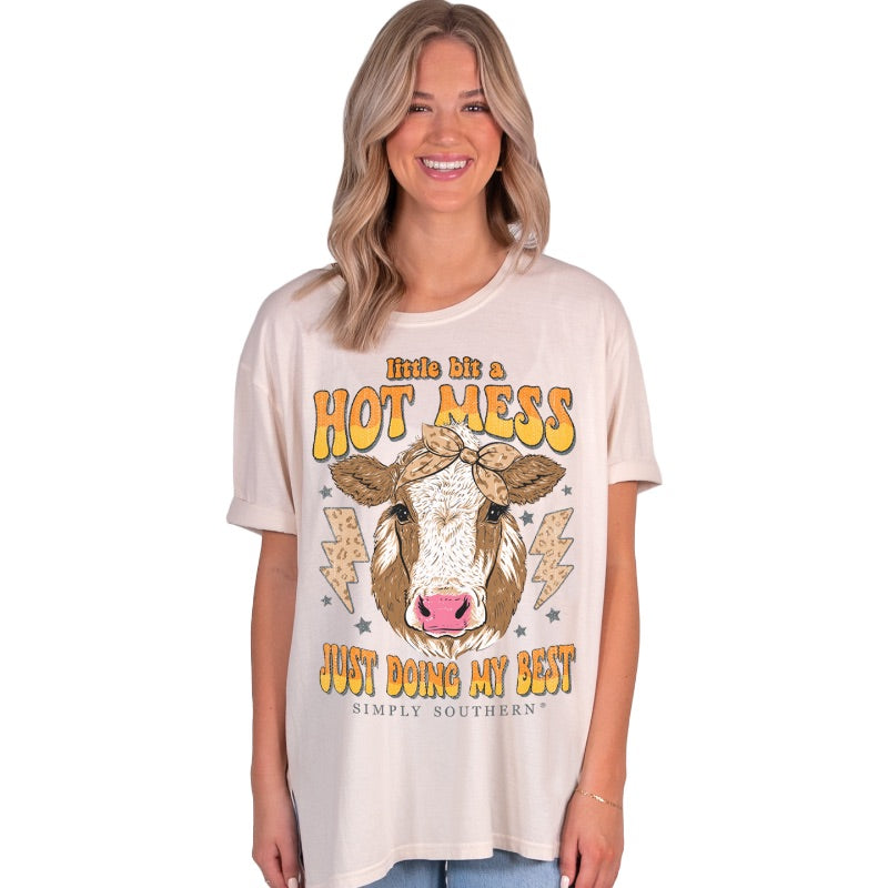 "Little Bit A Hot Mess" One Size Shirt