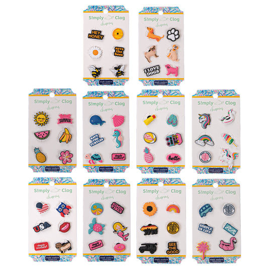 Simply Clog Shoe Charms (Multiple Sets)