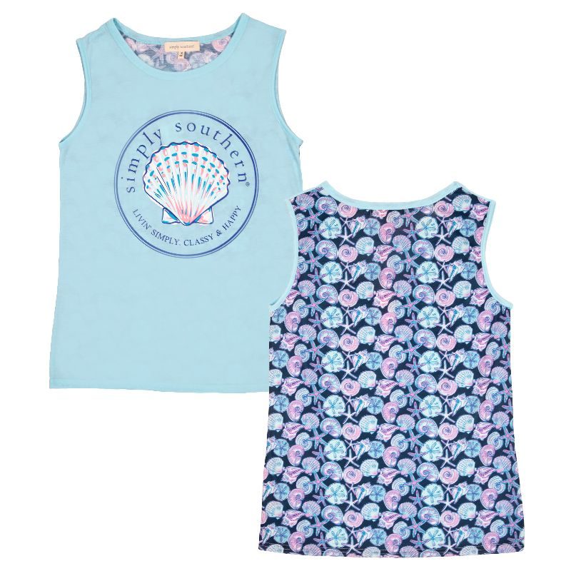 Simply Tank Top - Shell Pink