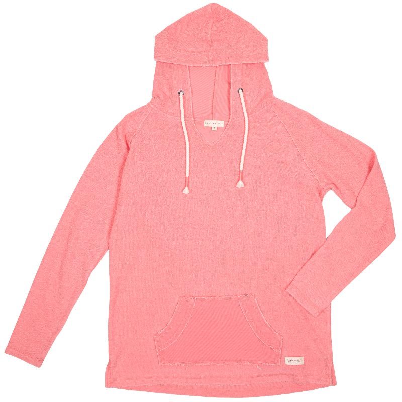 Terry Rope Hoodie - Salmon