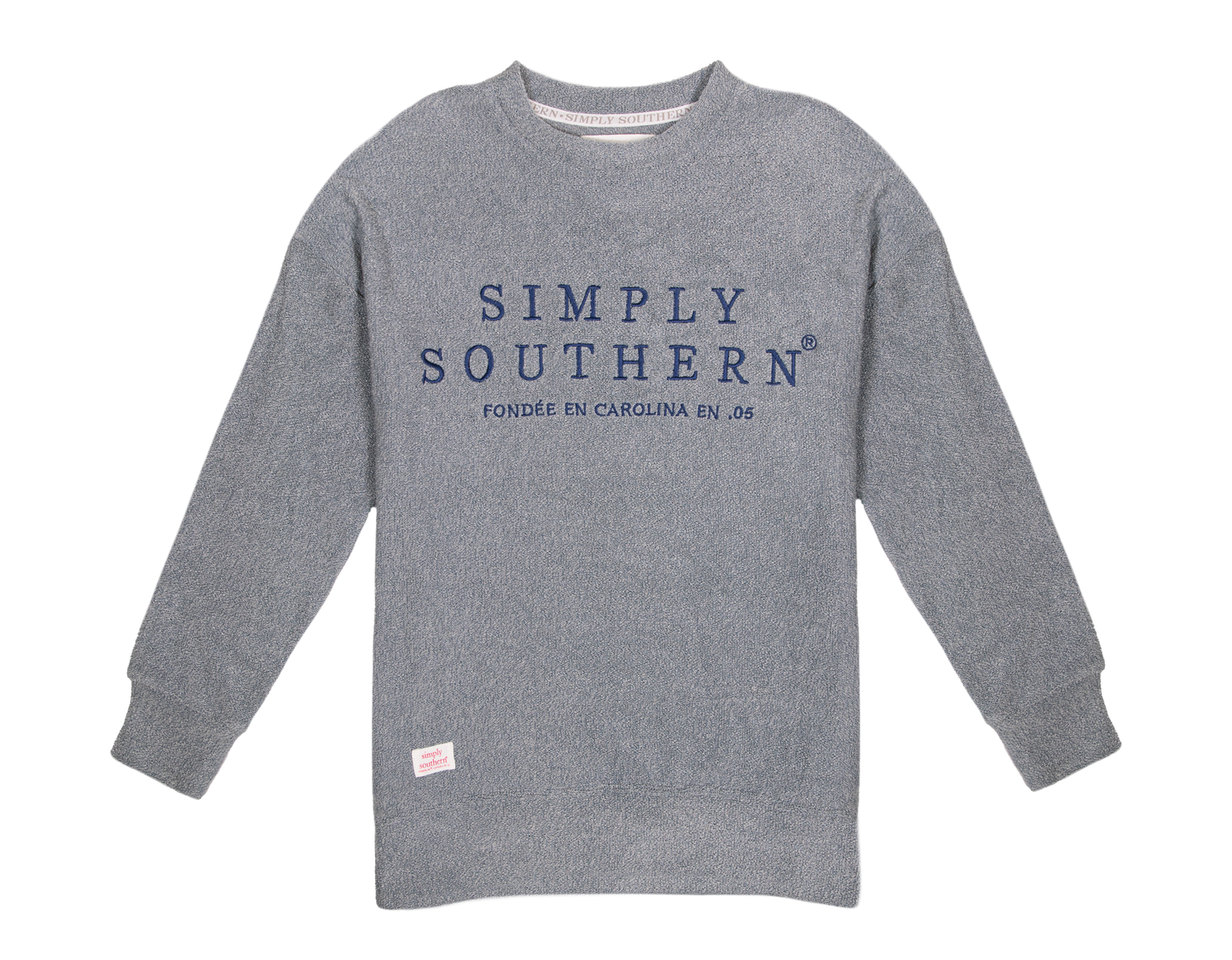Denim Terry Crewneck