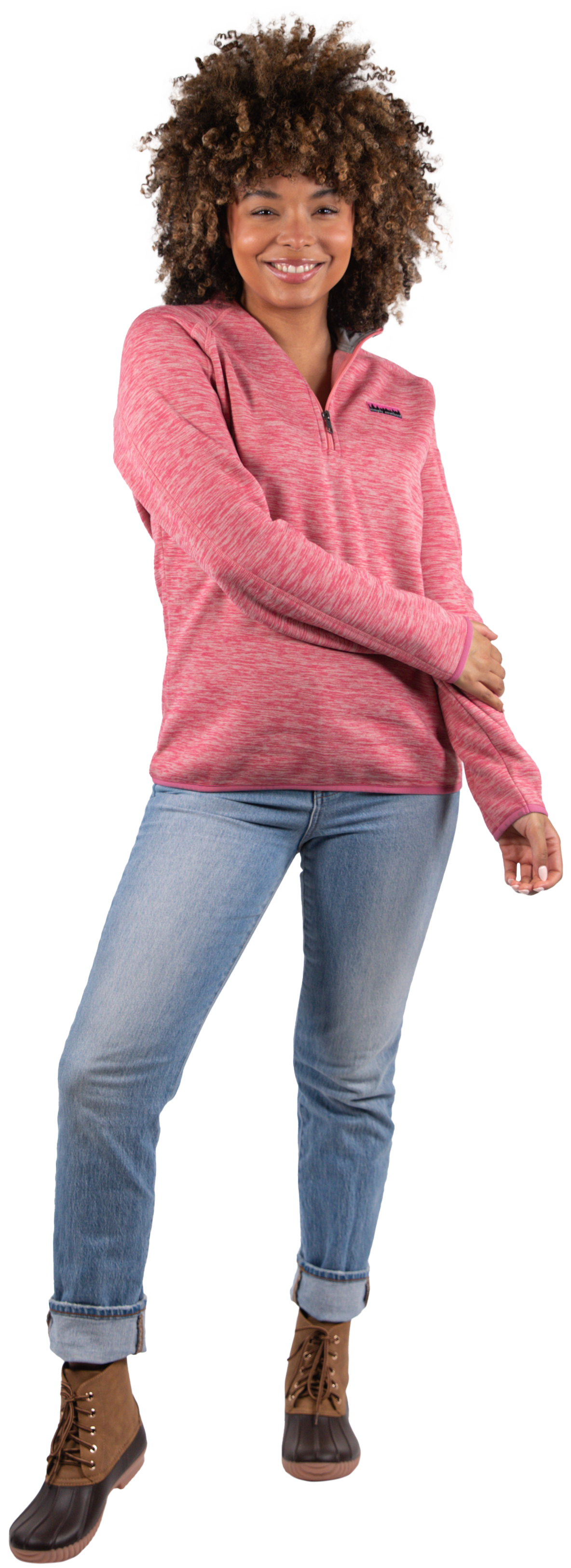 Simply Sweater - Heather Pink