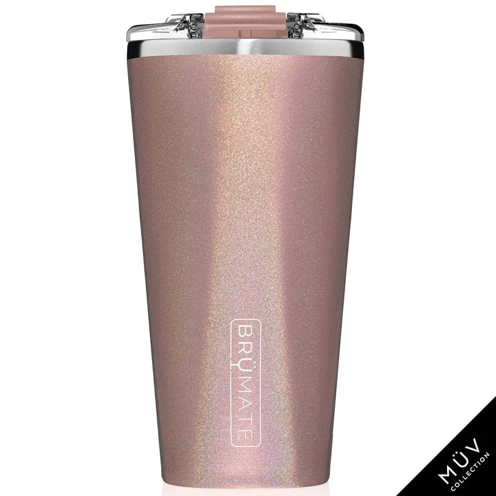 Imperial Pint 20oz - Glitter Rose Gold