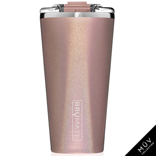 Imperial Pint 20oz - Glitter Rose Gold