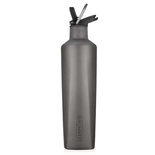 Rehydration Bottle 25oz - Black Stainless