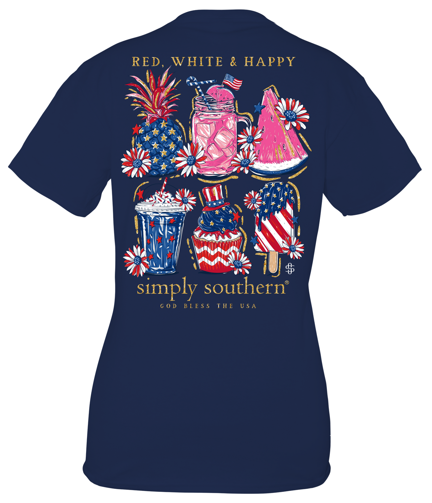 "Red, White & Happy" Shirt