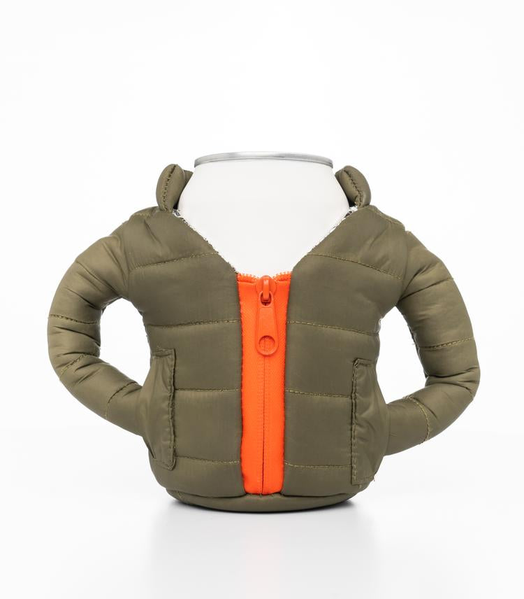 Green and Orange Beverage Jacket