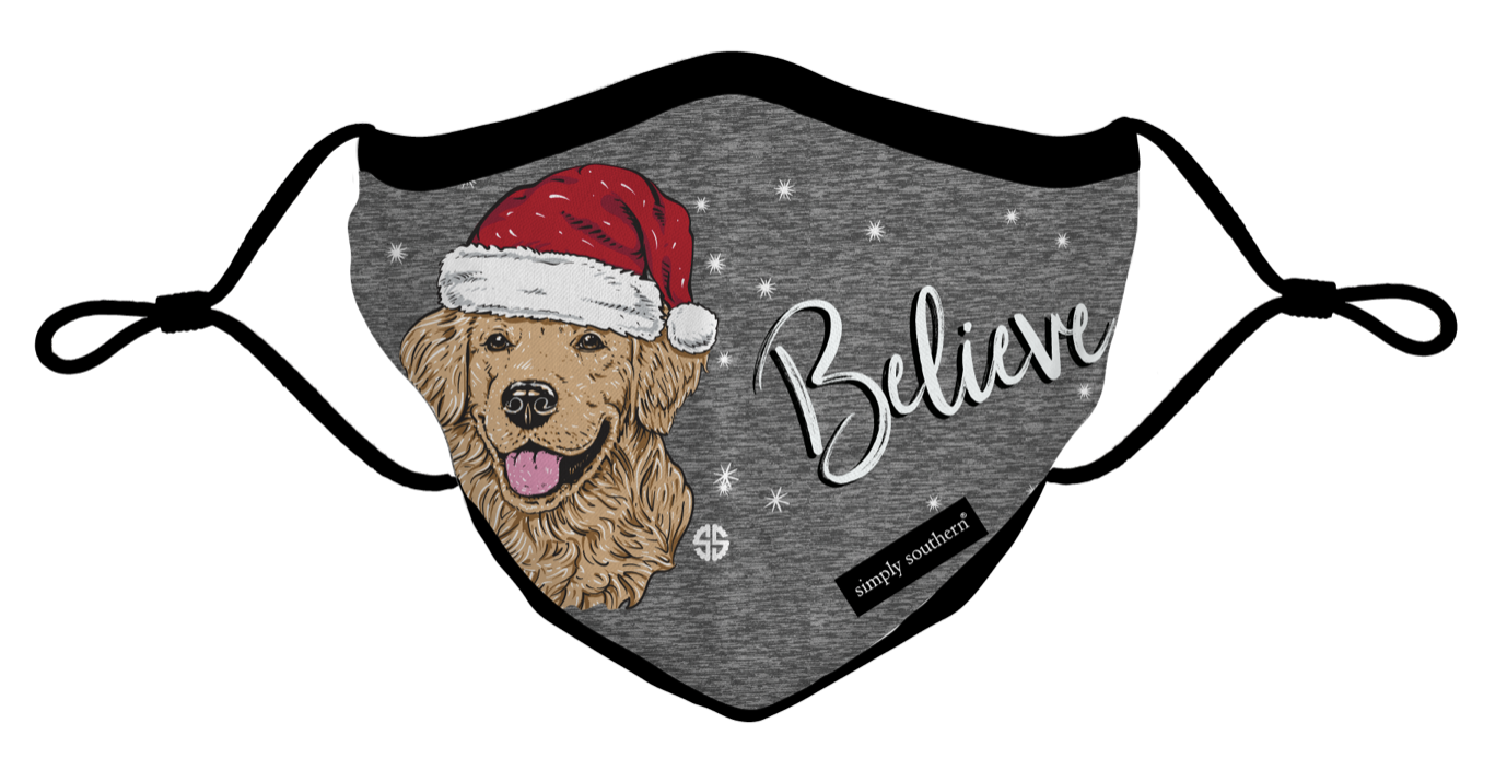 Holiday Believe Face Mask (Multiple Sizes)