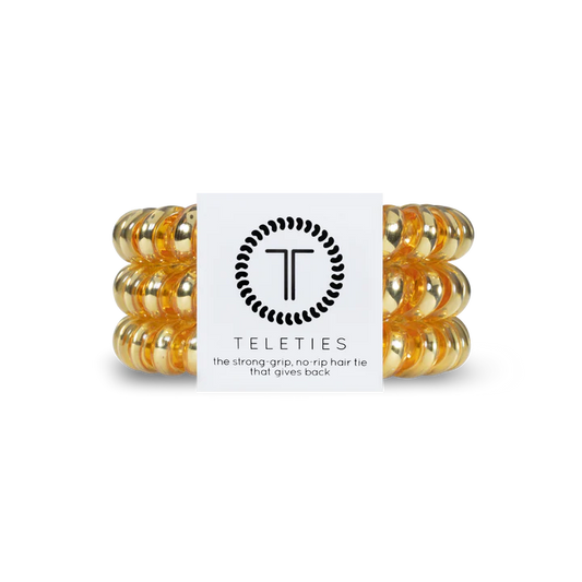 Sunset Gold Hair Ties