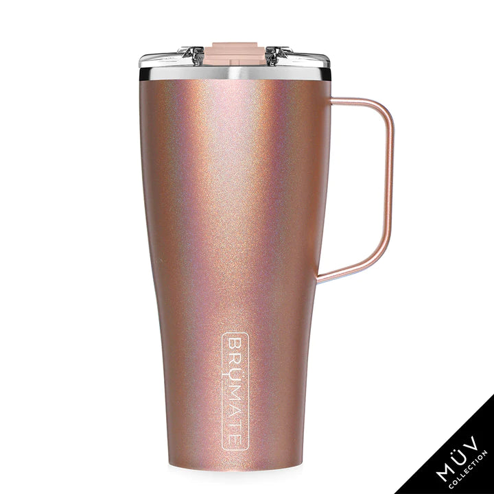 Toddy XL 32oz Insulated Coffee Mug - Glitter Rose Gold