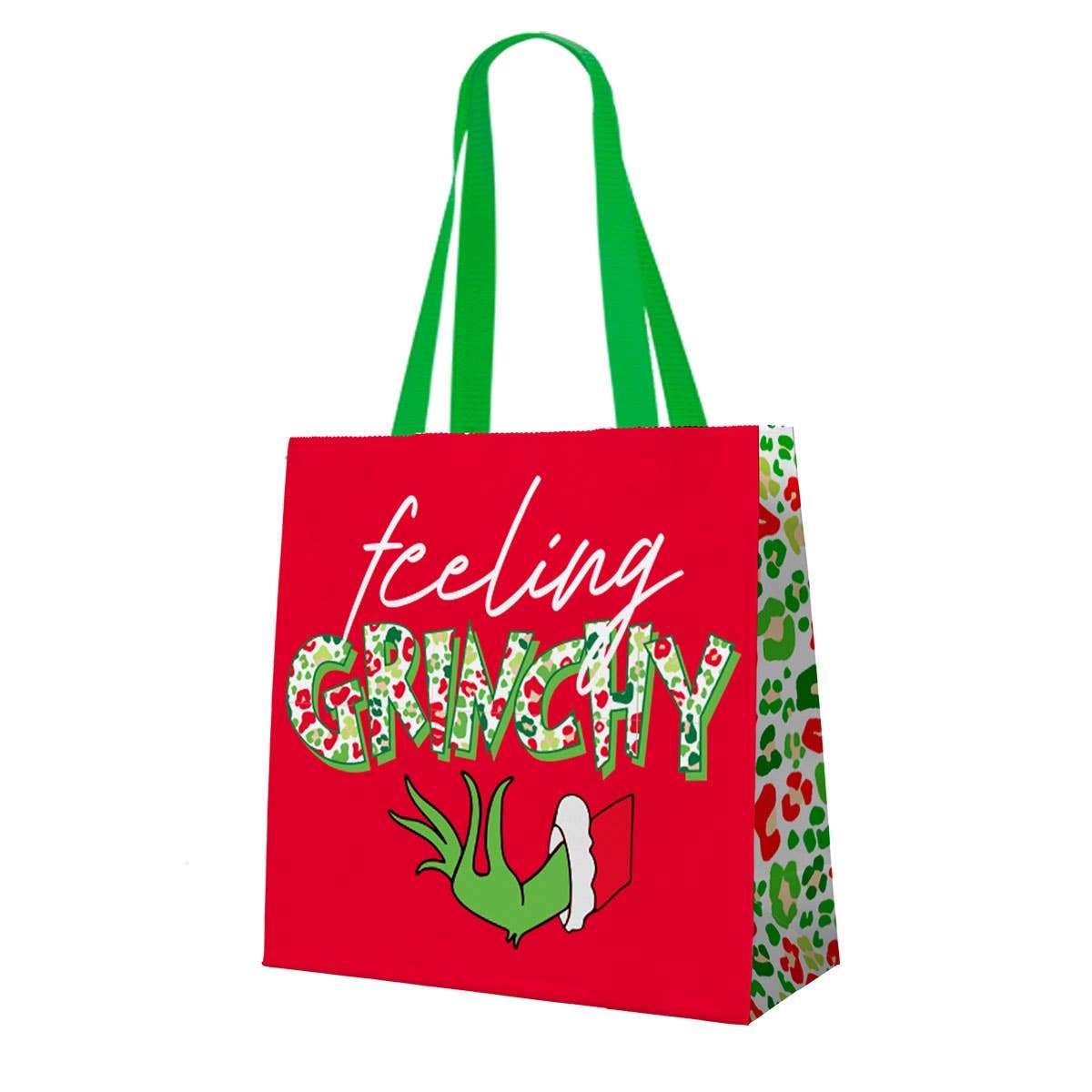 Feeling Grinchy Reusable Tote Bag
