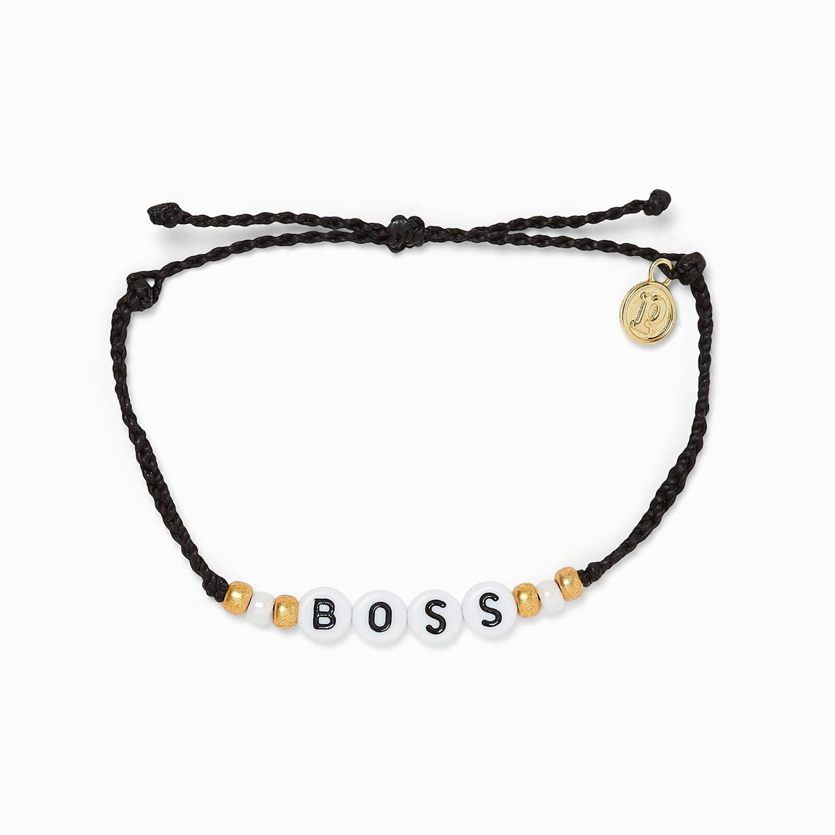 Boss Alphabet Bead Bracelet