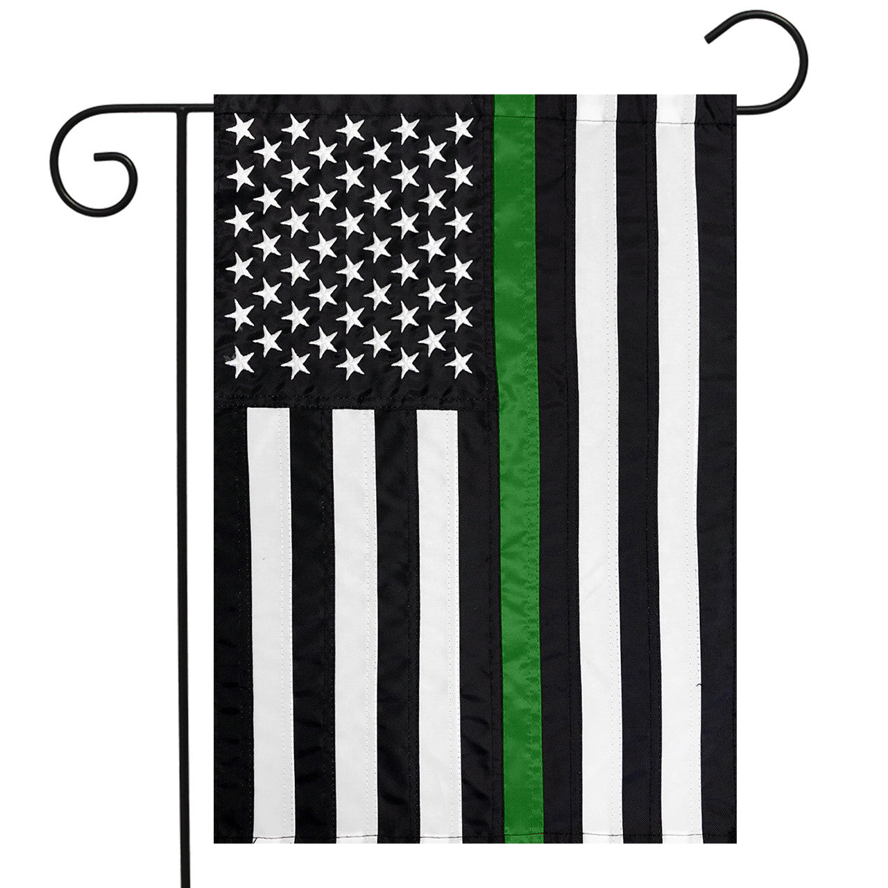Thin Green Line Garden Flag