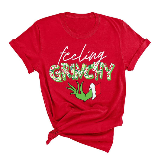 Feeling Grinchy T-Shirt - Red