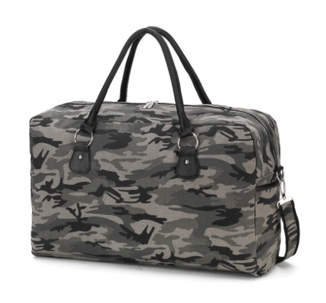 Black Camo Travel Bag