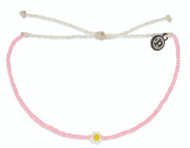 Spring Daisy Seed Bead Bracelet