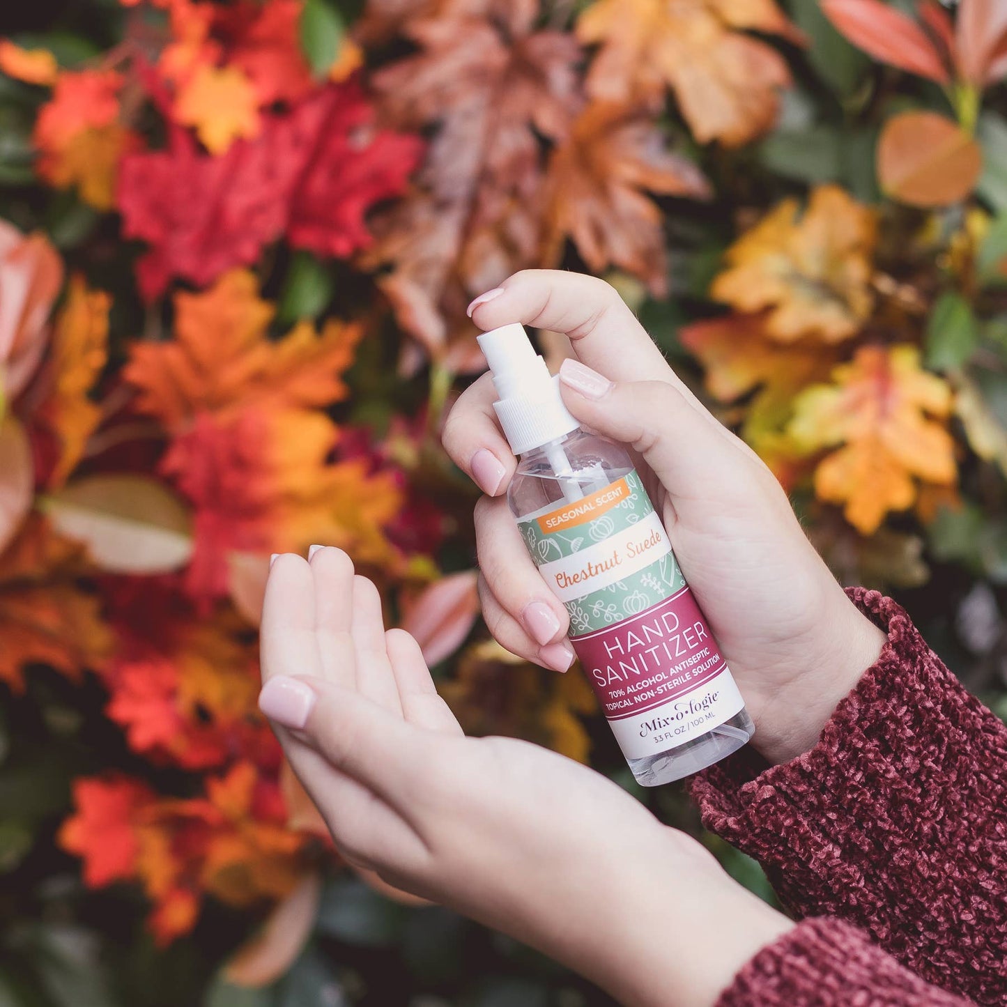Chestnut Suede Scented Hand Sanitizer Spray