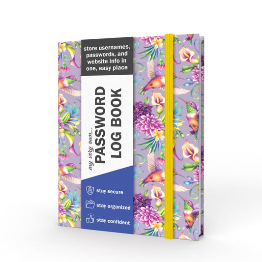 Best Seller! Password + Username Log Book |  Hummingbirds