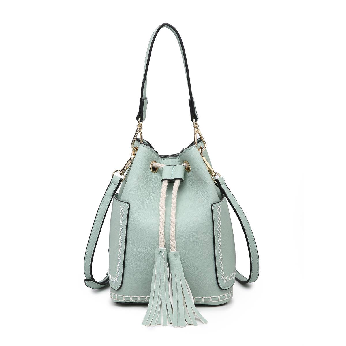 Mini Bucket Bag (Mint)