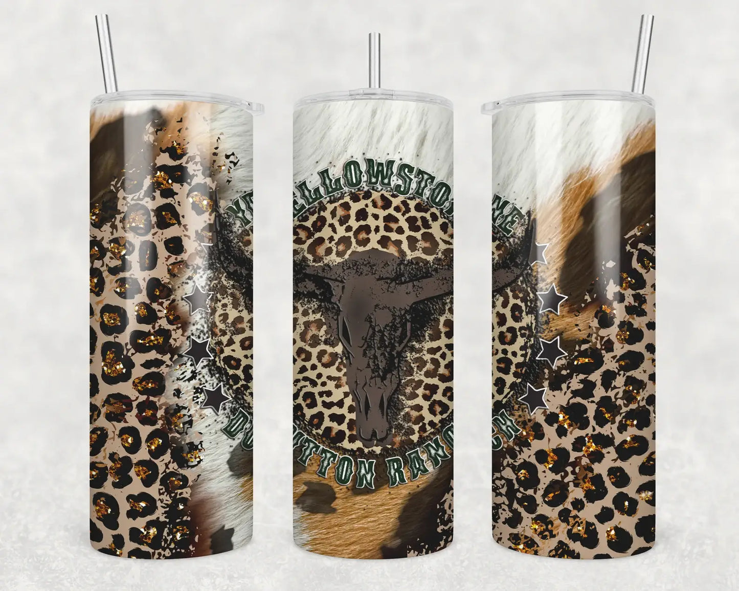 20 oz Stainless Steel Tumbler -Yellowstone Dutton Ranch