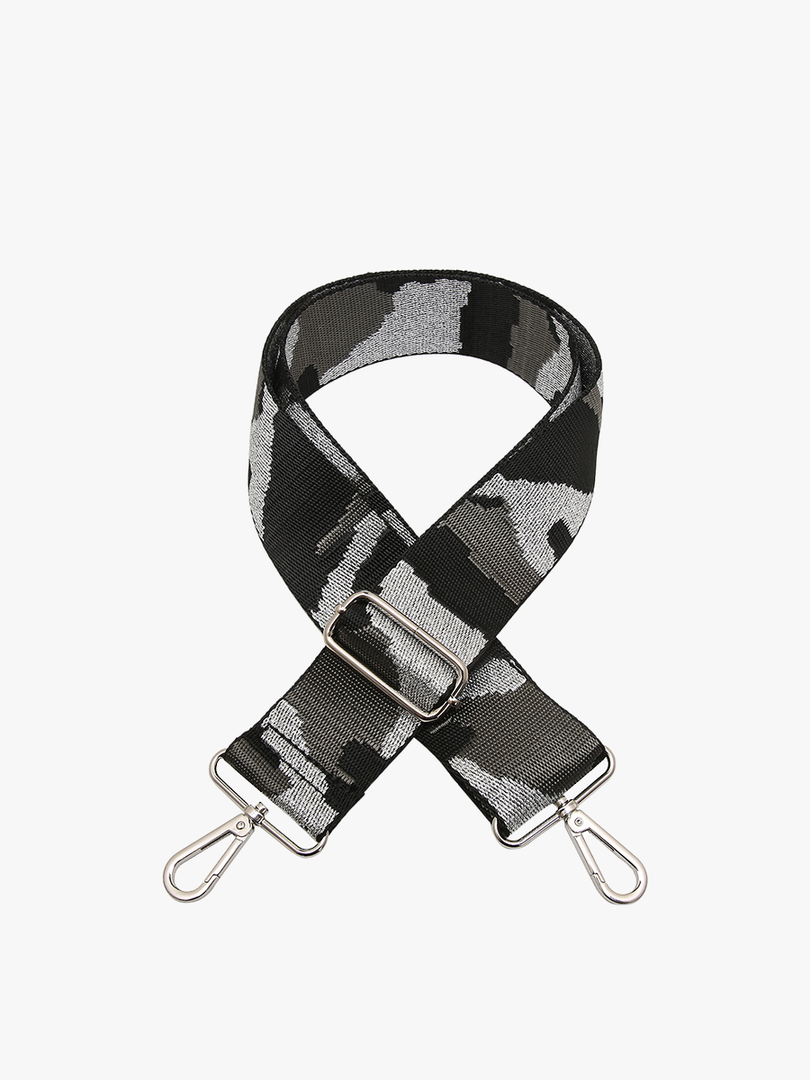 STP Adjustable Guitar Strap: Camo-Grey