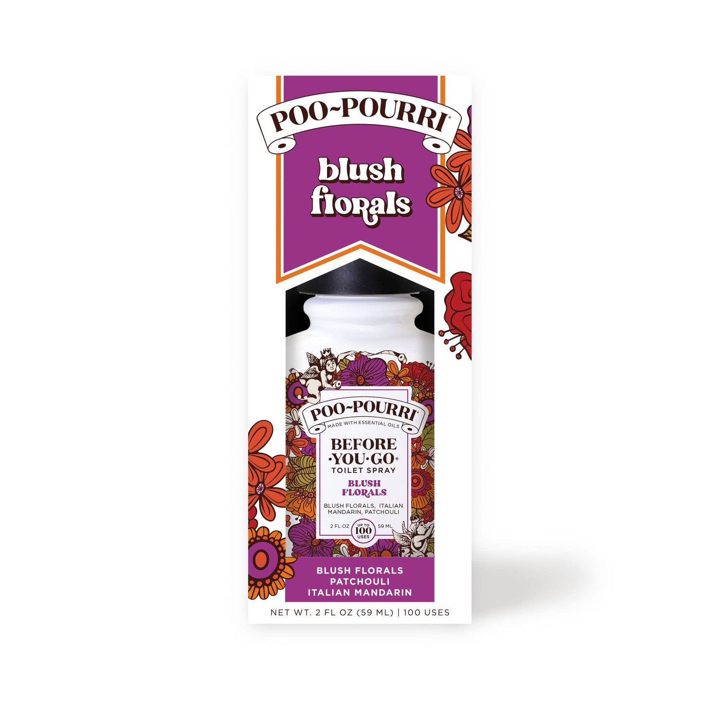 Poo~Pourri Blush Florals 2oz, Toilet Spray