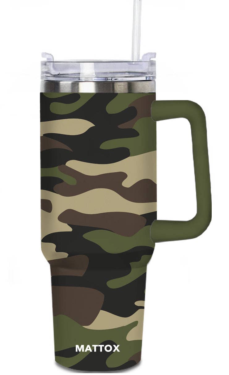 Camo Print Tumbler Cup for Men – Enchanted Florist and Gifts