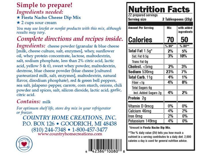 Fiesta Nacho Cheese Dip Mix