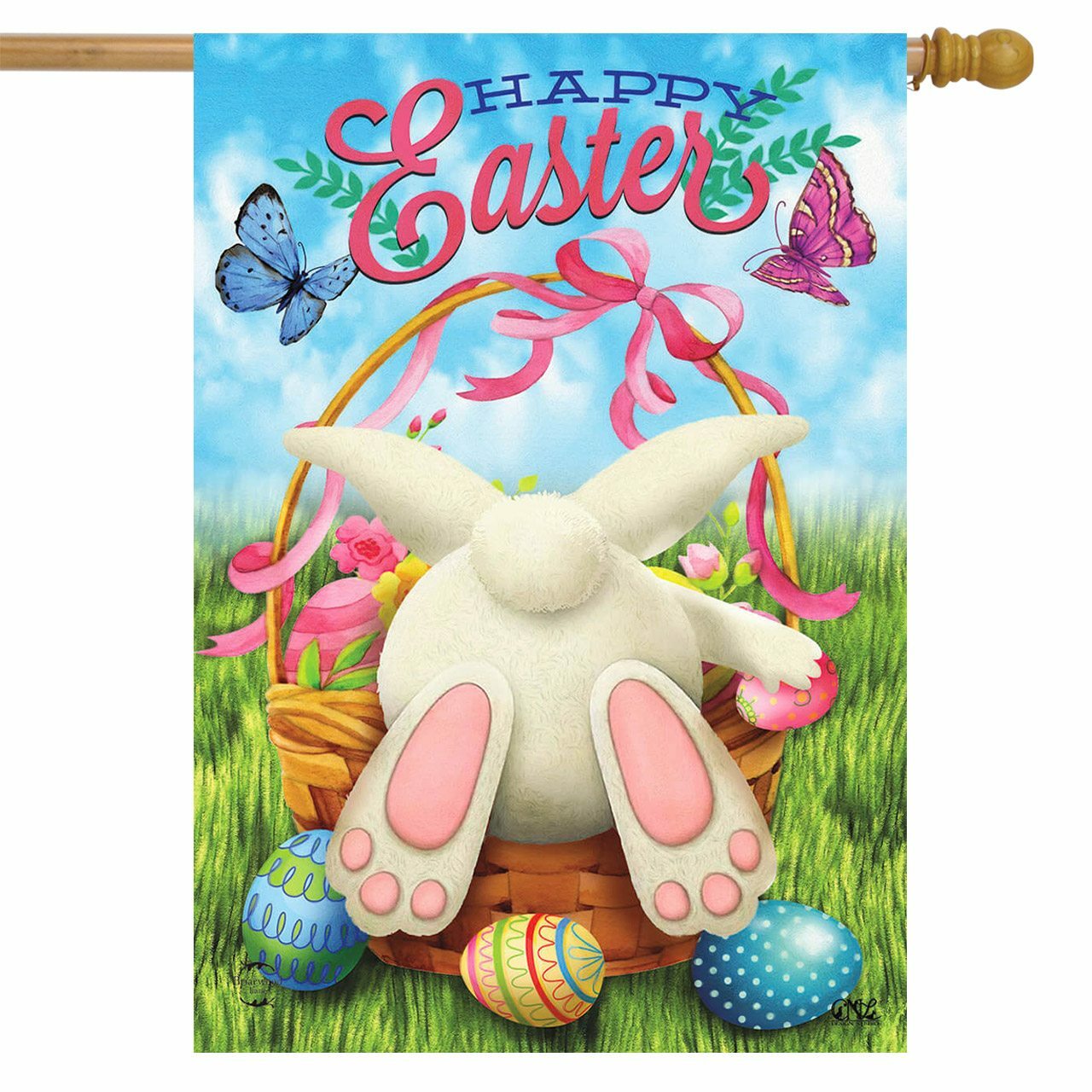 Easter Egg Hunt House Flag