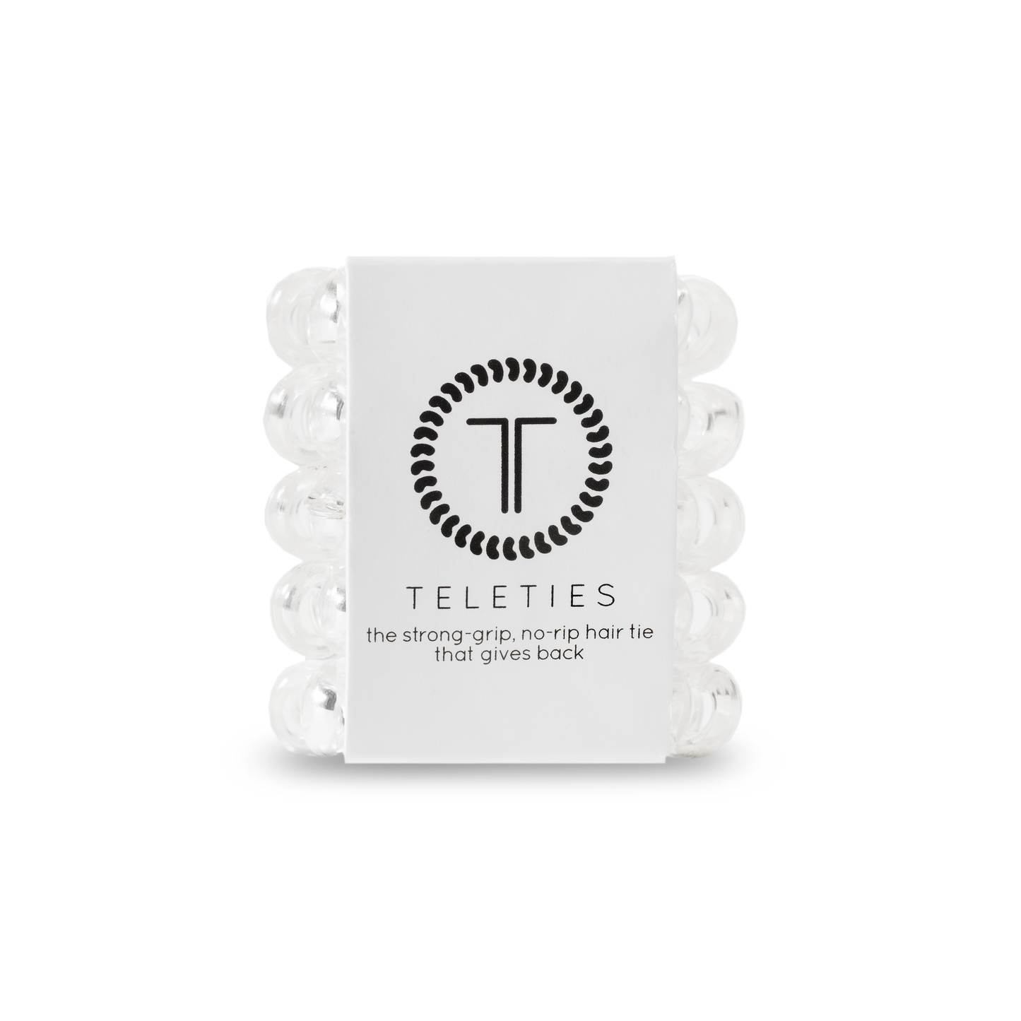 Tiny Crystal Clear Hair Ties