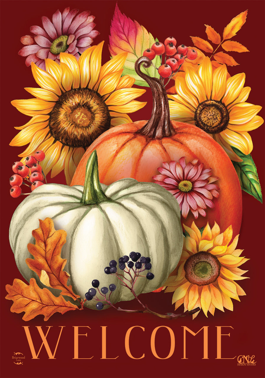 Fall Beauty Garden Flag