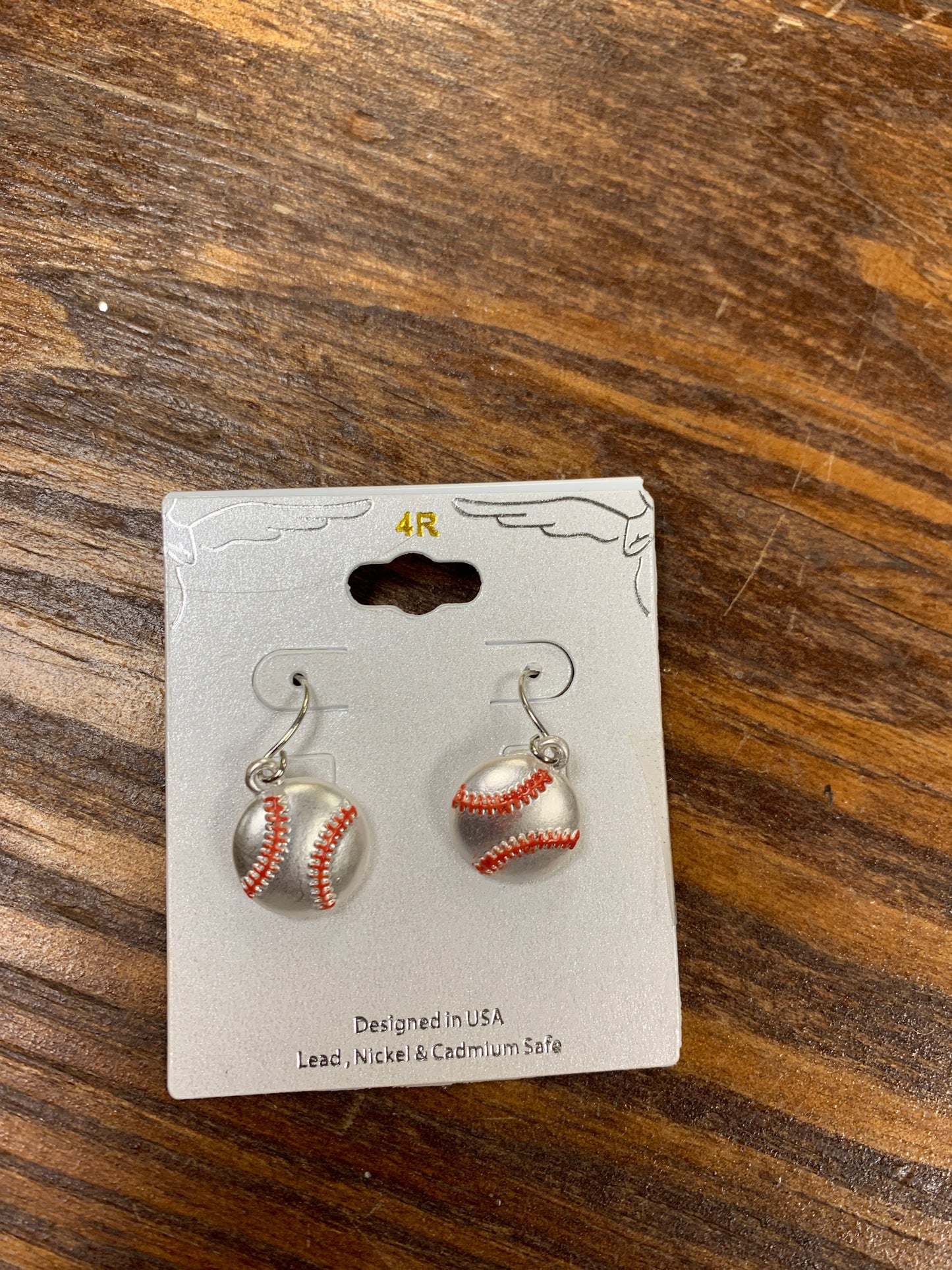 Baseball Earrings
