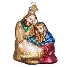 Blown Glass Holy Family Ornament