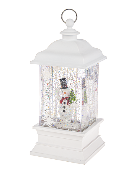 LED Snowman Acrylic Lantern