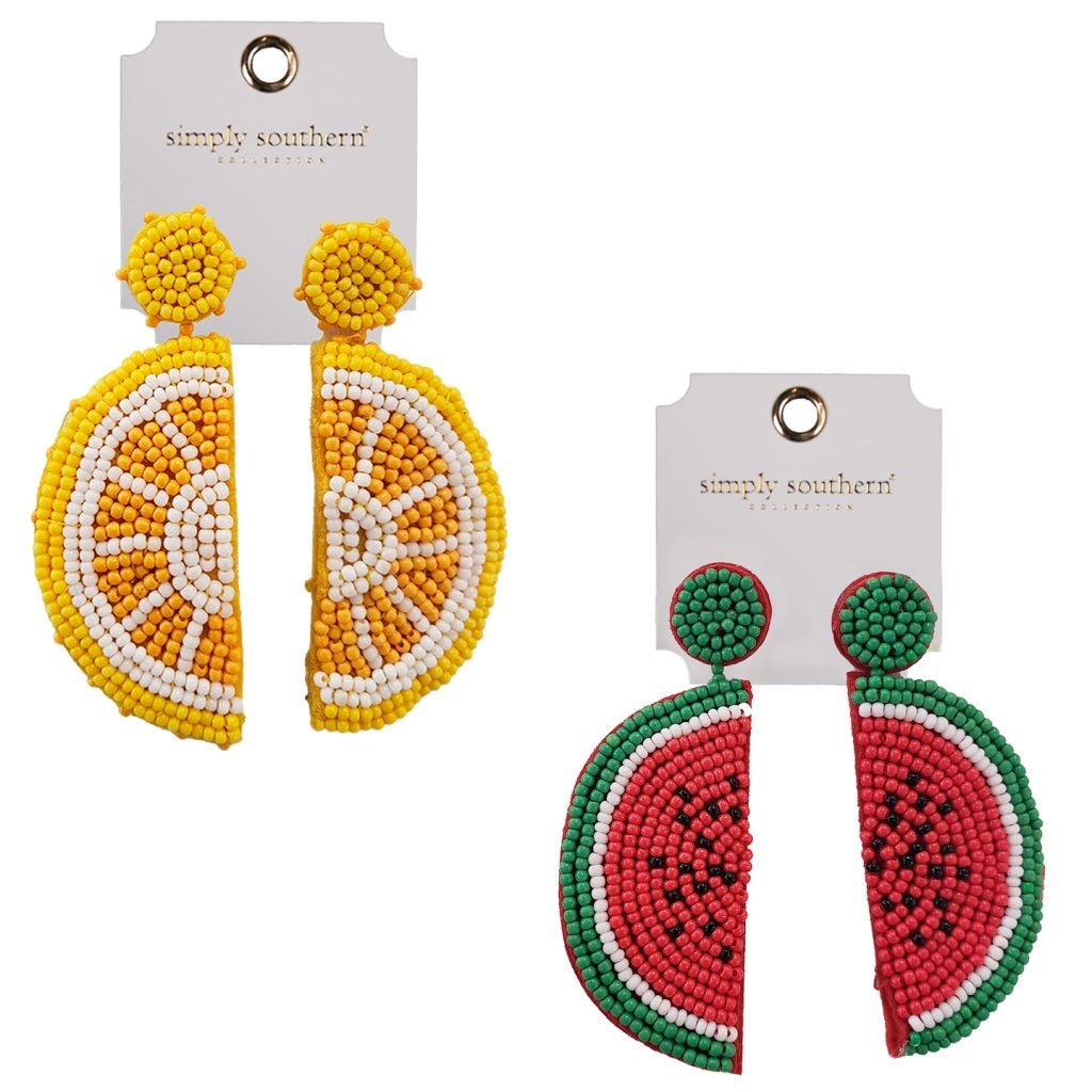 Fruit Earrings - Watermelon
