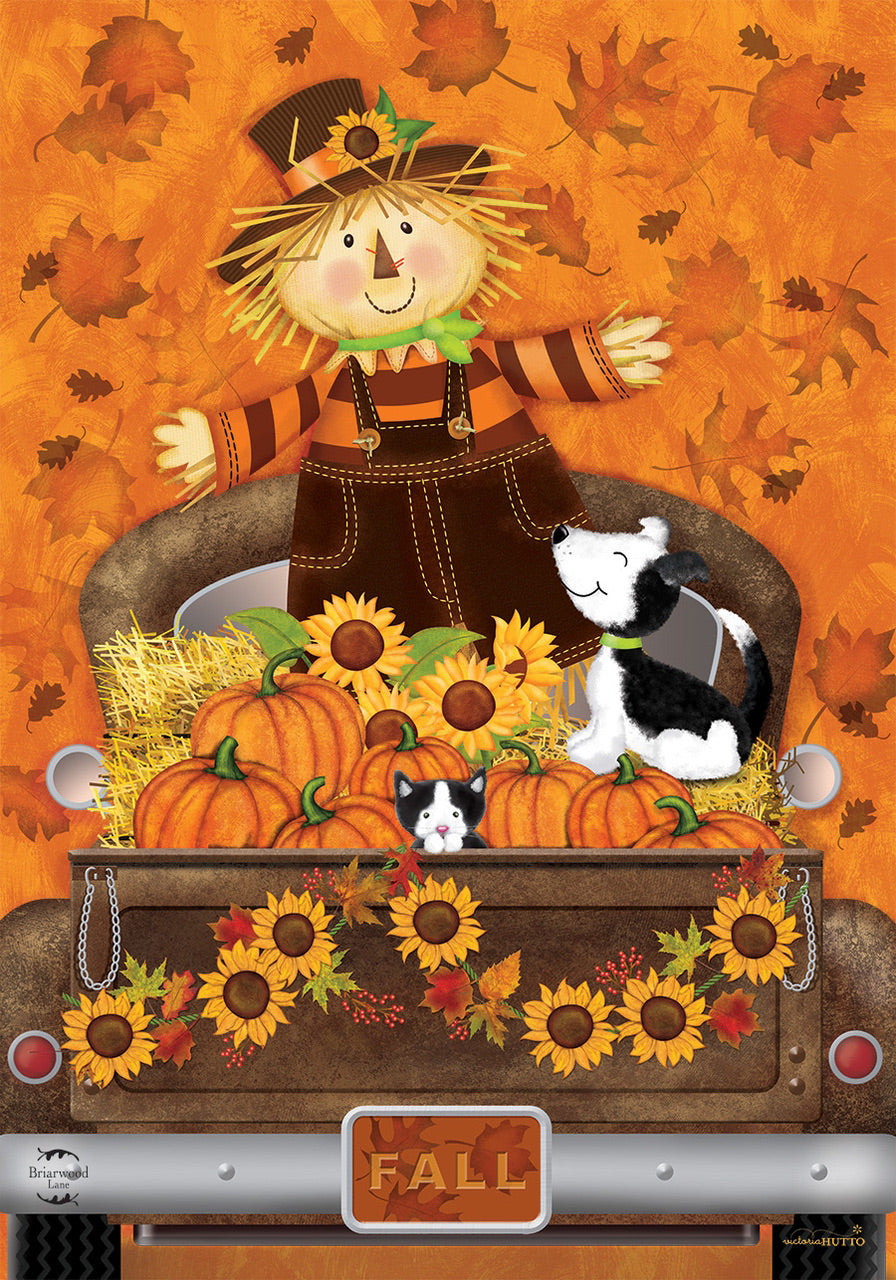 Fall Harvest Garden Flag