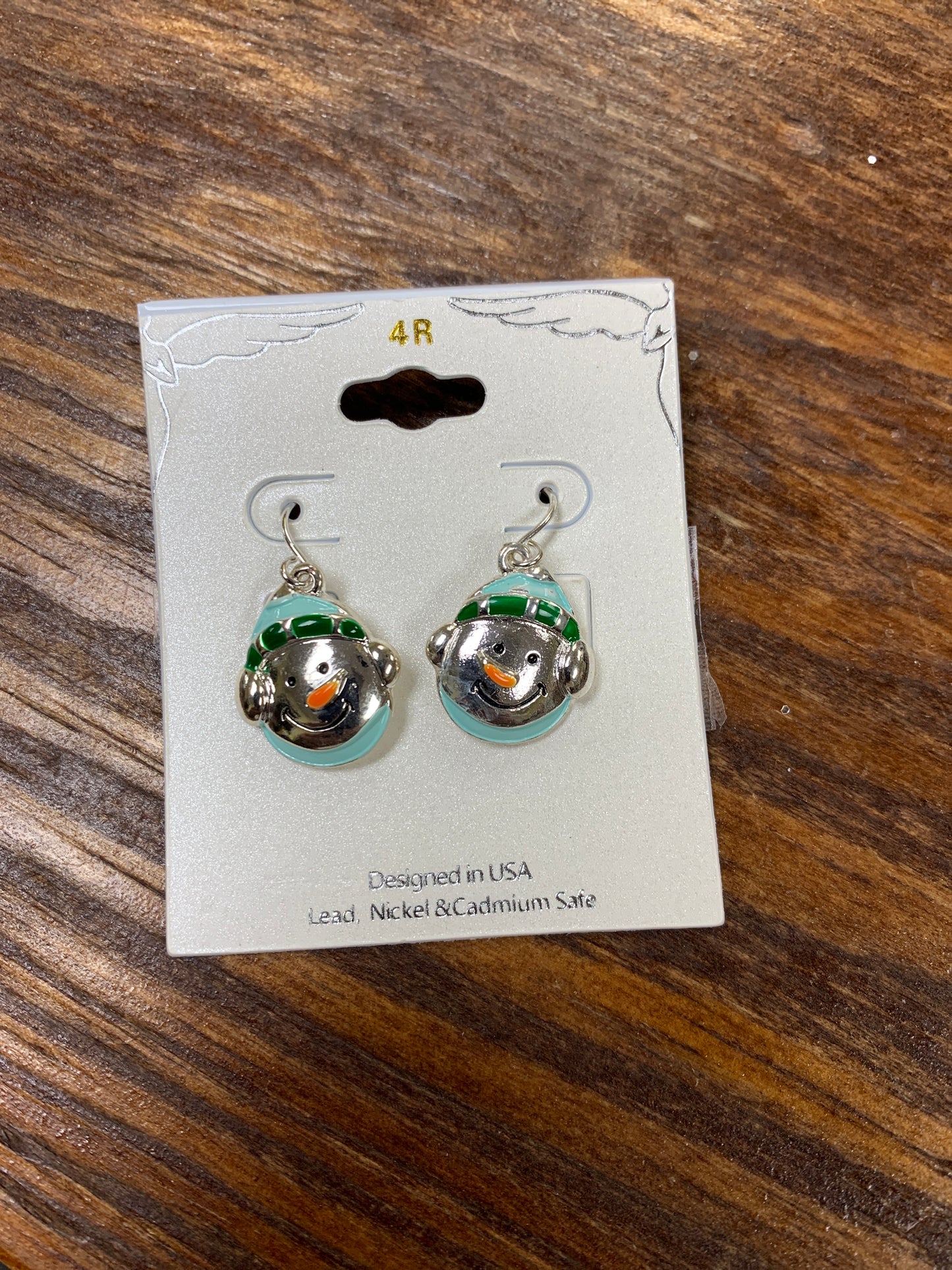 Snowman Earring