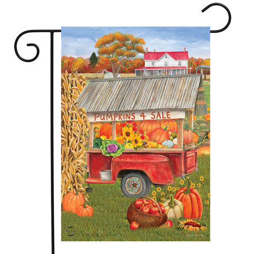 Pumpkins for Sale Garden Flag