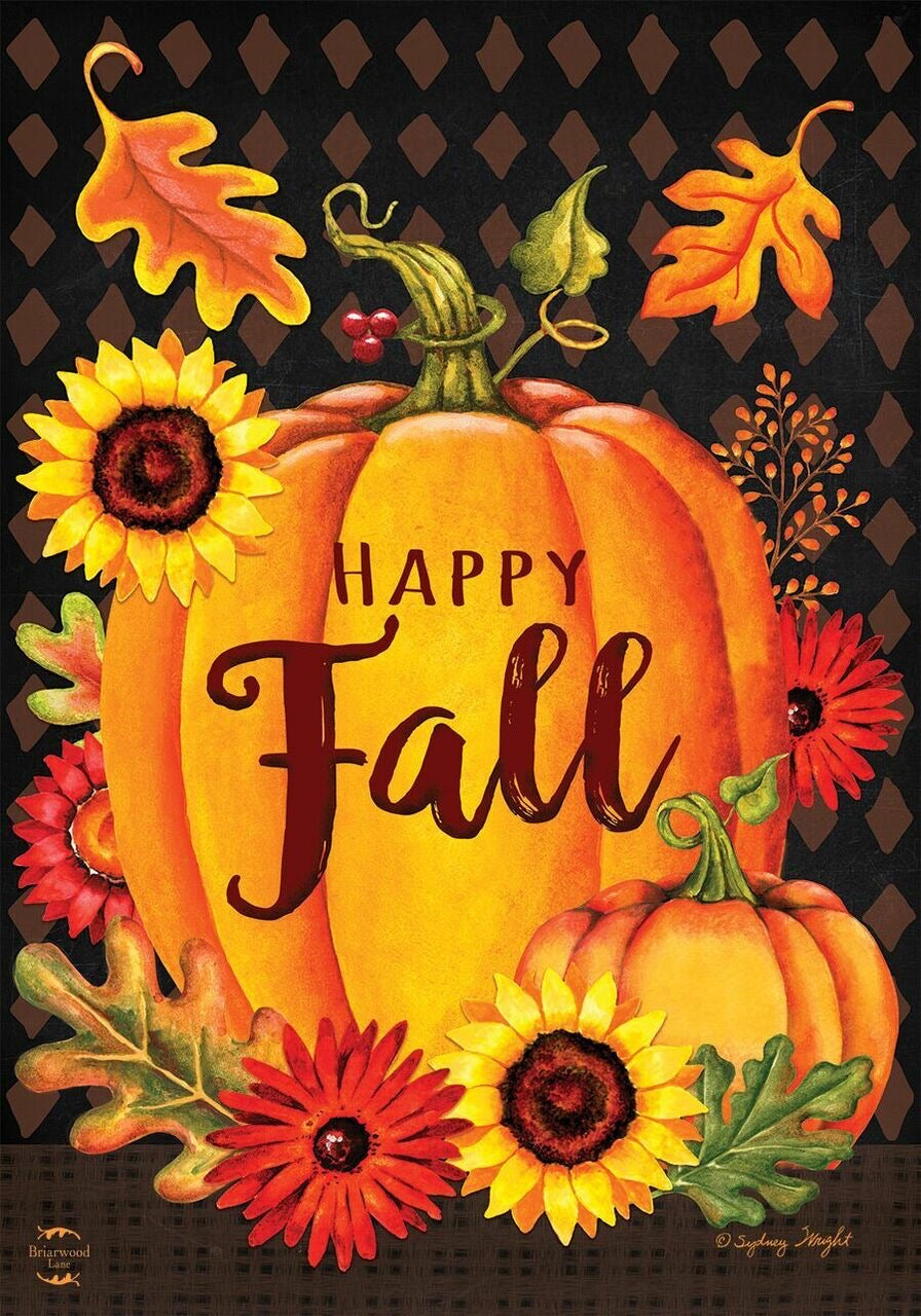 Happy Fall Pumpkin Garden Flag