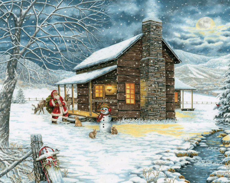 Smoky Mountain Christmas Puzzle