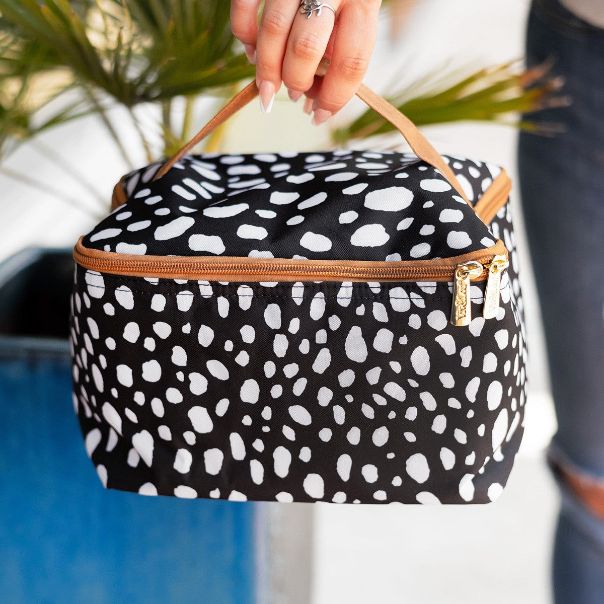 Spotted Cosmetic Bag