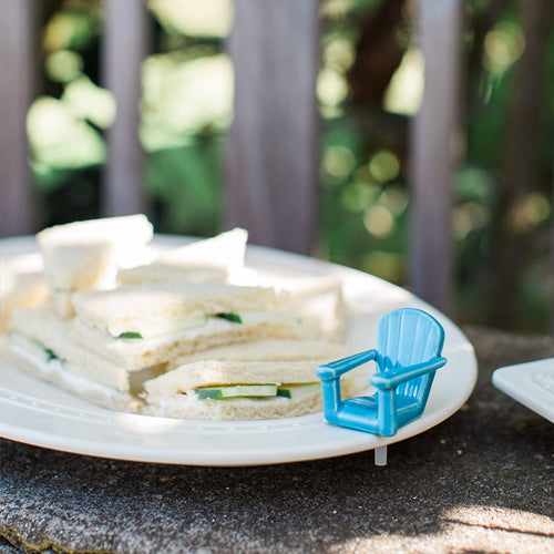 Chillin' Chair Blue - Adirondack Chair Mini (A67)