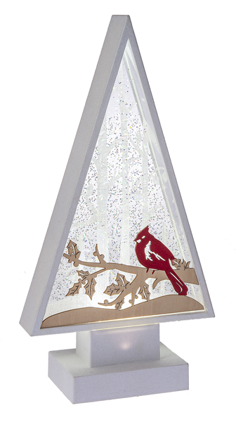 LED Light Up Cardinal on Tree Branch