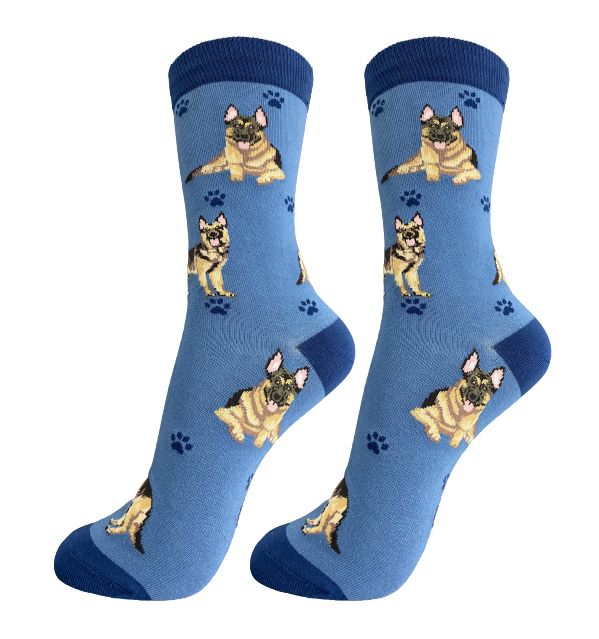 German Shepherd Happy Tails Socks