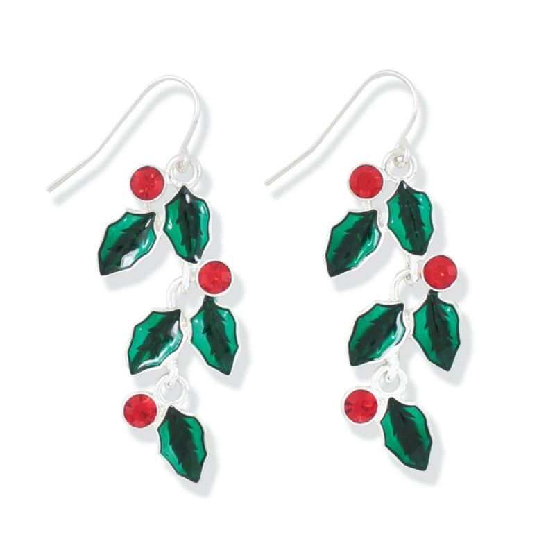 Cascading Holly Earrings