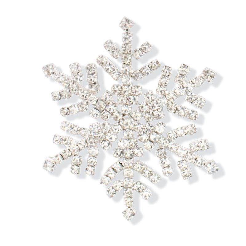 Crystal Snowflake Pin