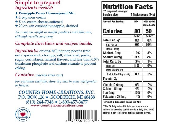 Pineapple Pecan Cheesespread Mix
