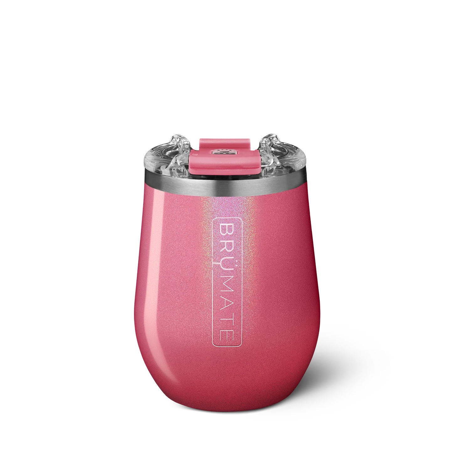 Uncork'd XL 14oz Wine Tumbler - Gitter Pink
