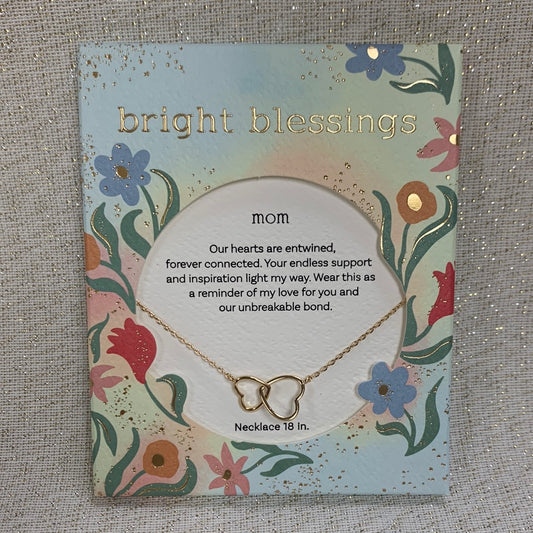 Bright Blessings Necklace - Mom (Hearts)